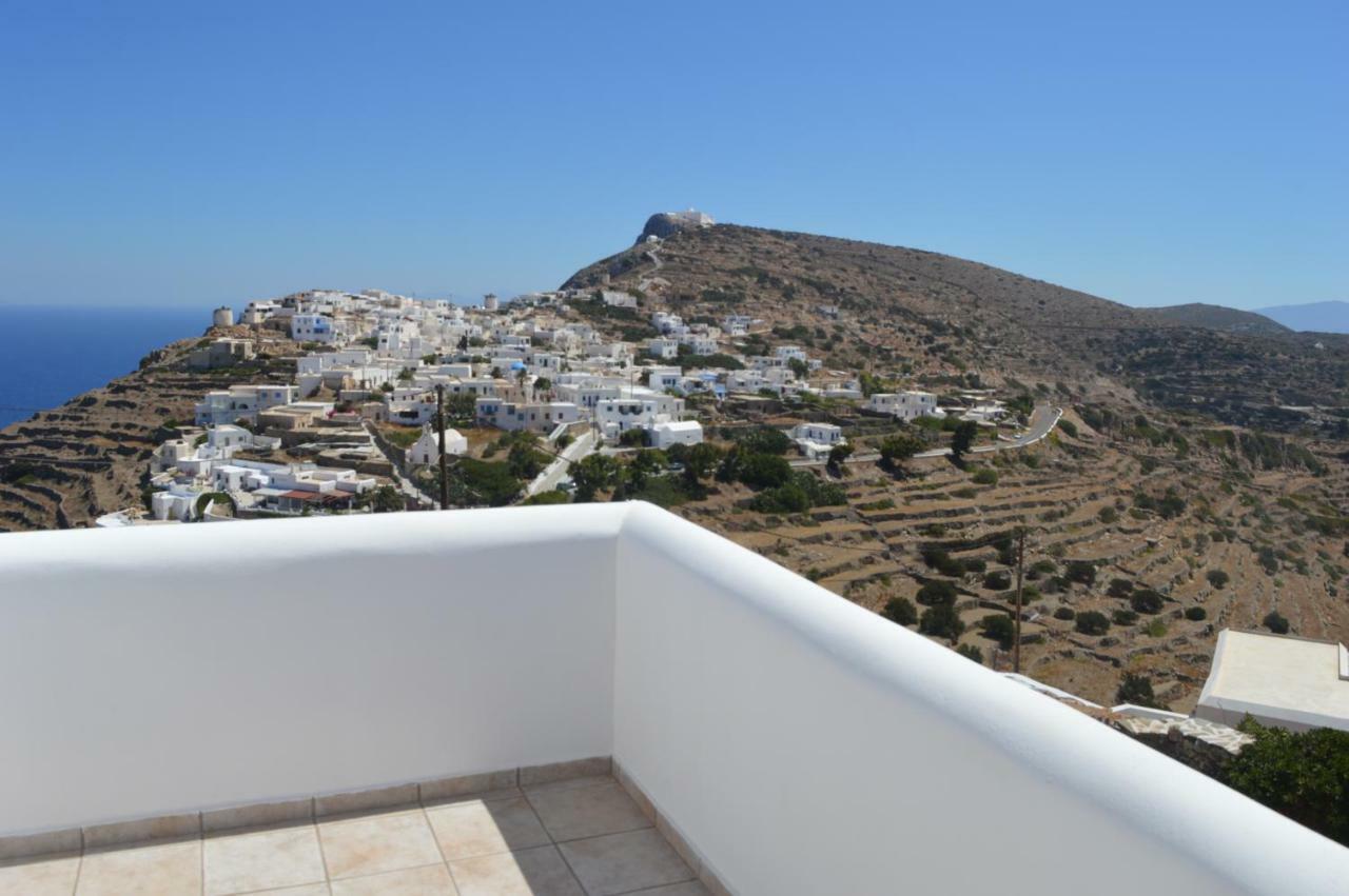 Superb View House-Sikinos Island-Chorio Vila Exterior foto