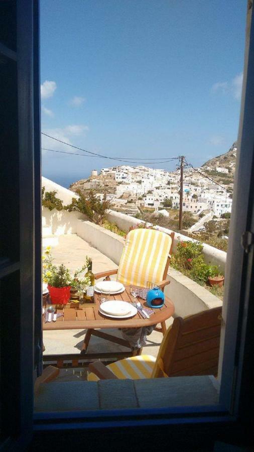Superb View House-Sikinos Island-Chorio Vila Exterior foto